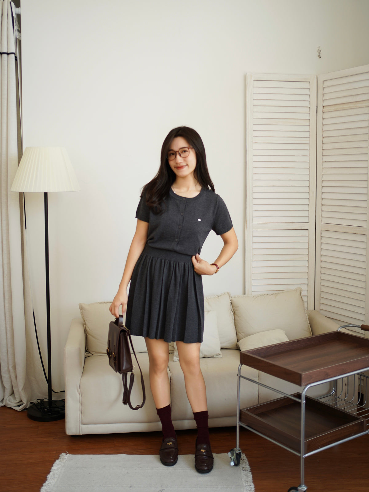 Quincy Knit Set - LovelyMadness Clothing Malaysia