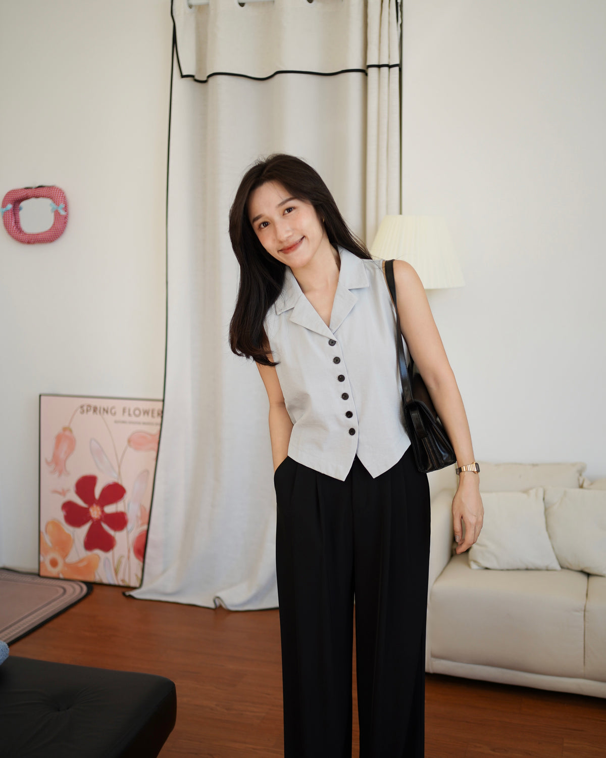 Odette Vest Top