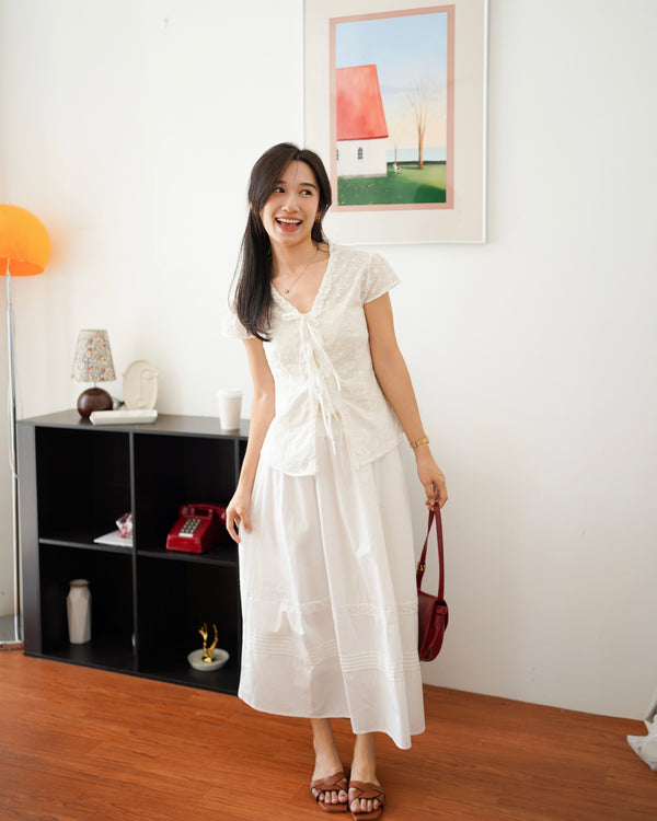 Lovey Crochet Ribbon Top