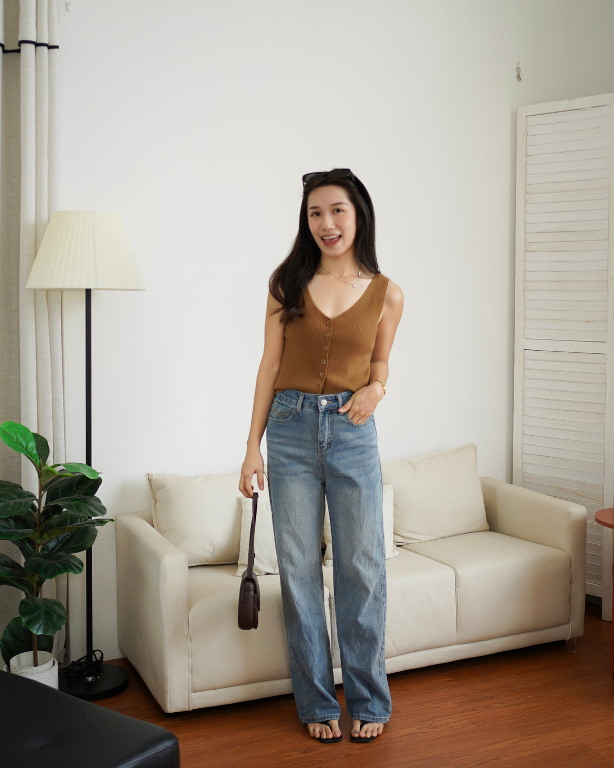 Fiona Knit V Tank
