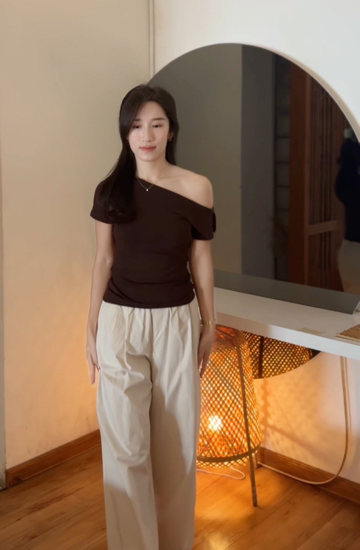 Breezy Drawstring Wide-Leg Pants