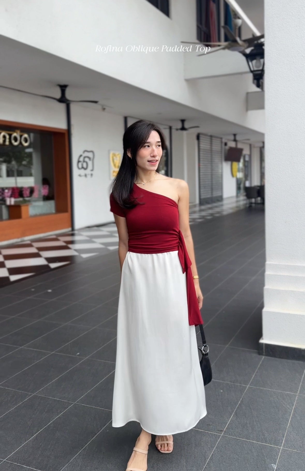 Rofina Padded oblique top