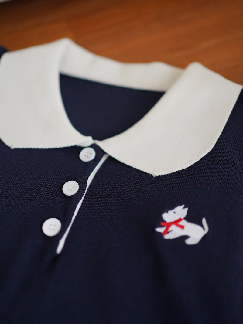 Poppy Collar Top