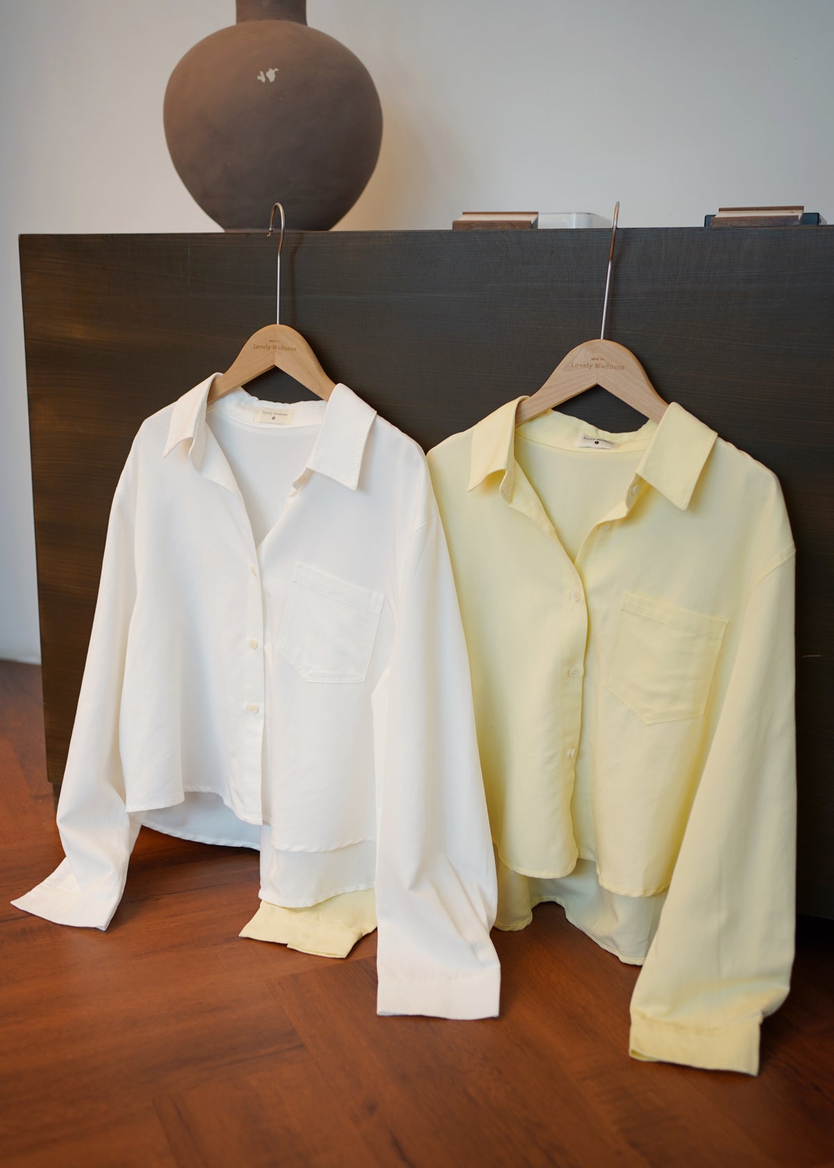 [Lm.Made] Avery Oxford Boxy Shirt (Anti-wrinkle fabric)