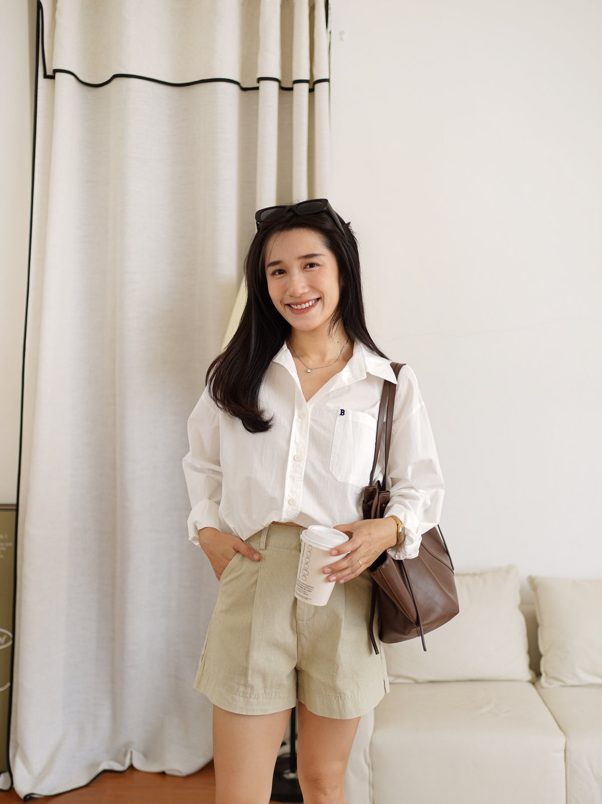 B Relax Button Shirt