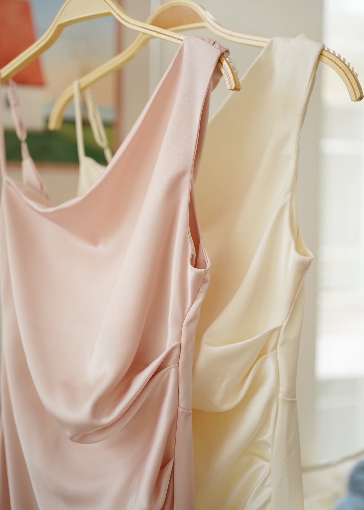Qaira Toga Mermaid Satin Dress