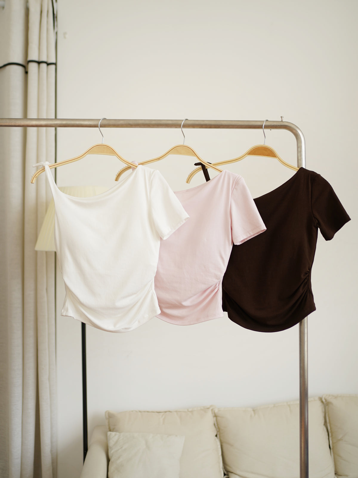 Moniss Oblique Padded Top - LovelyMadness Clothing Malaysia