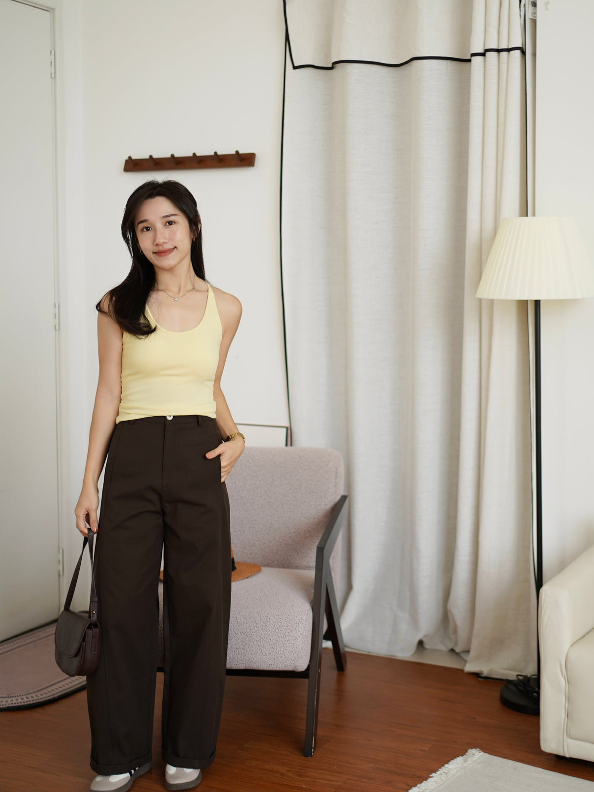 Elliot Wide Leg Trouser - LovelyMadness Clothing Malaysia