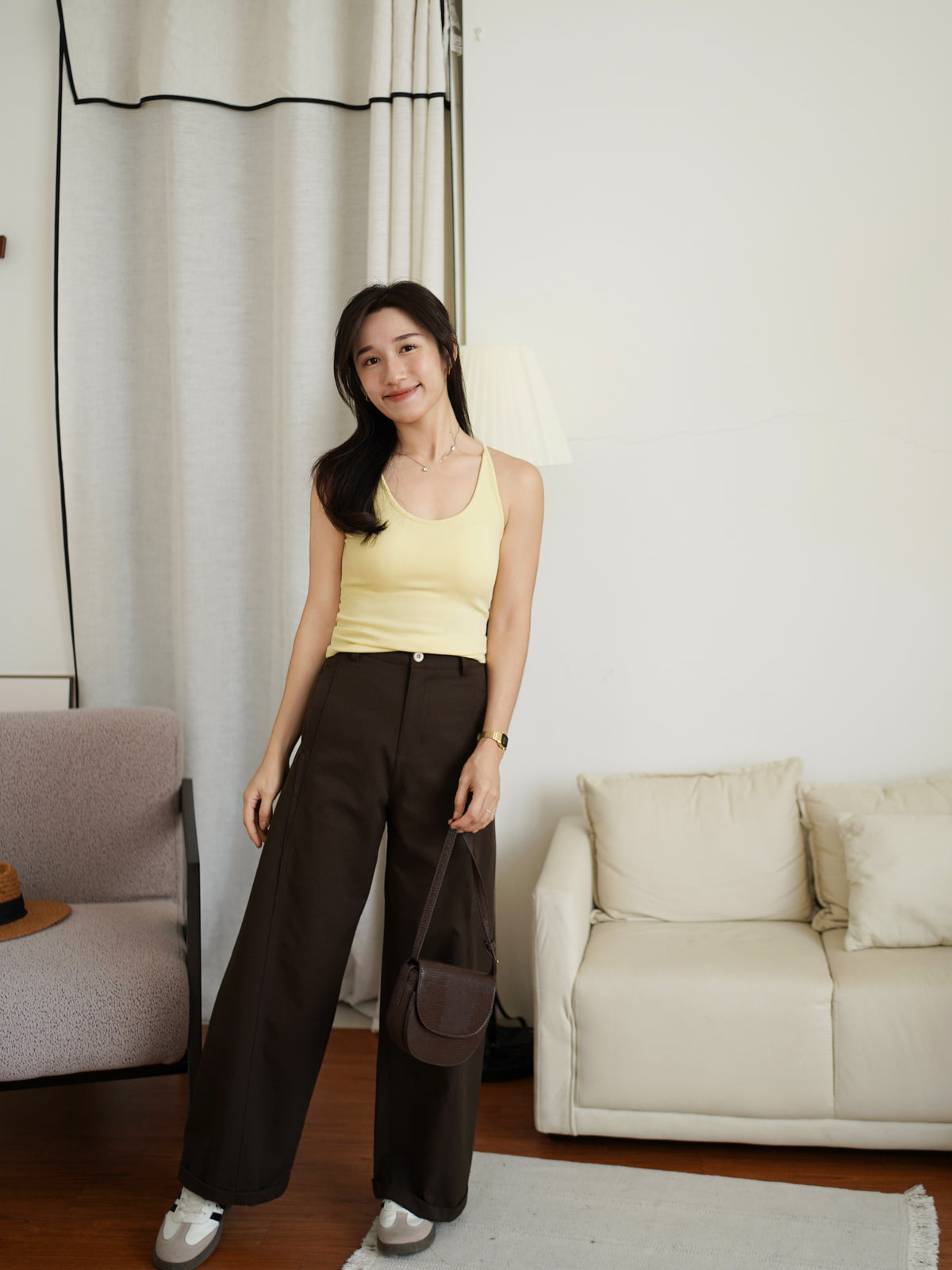 Elliot Wide Leg Trouser - LovelyMadness Clothing Malaysia