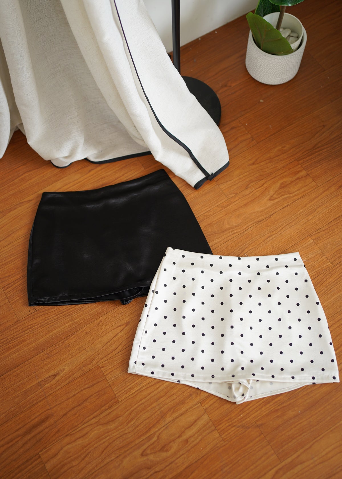 Georgina Satin Skort