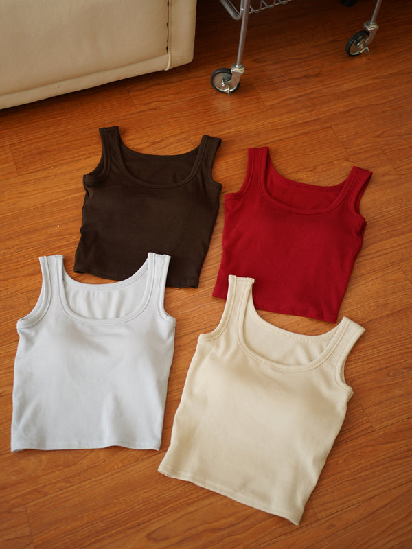 U Shape Padded Top - LovelyMadness Clothing Malaysia