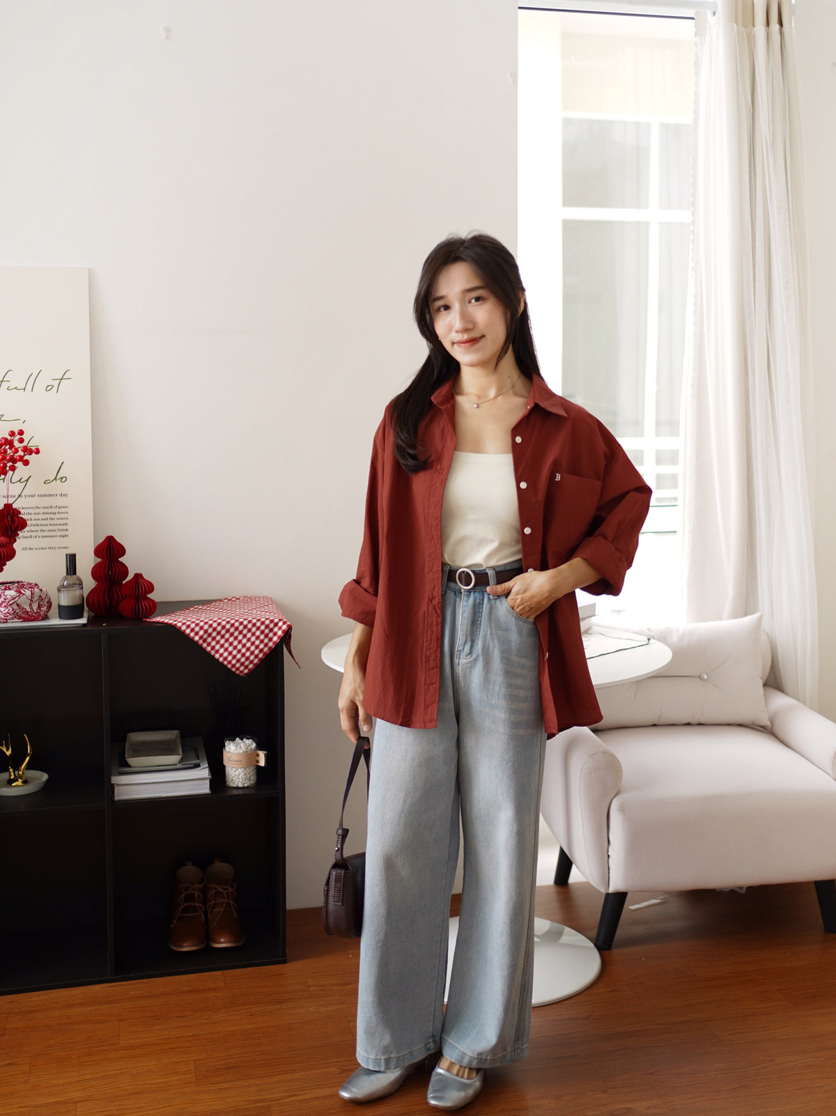 B Relax Button Shirt