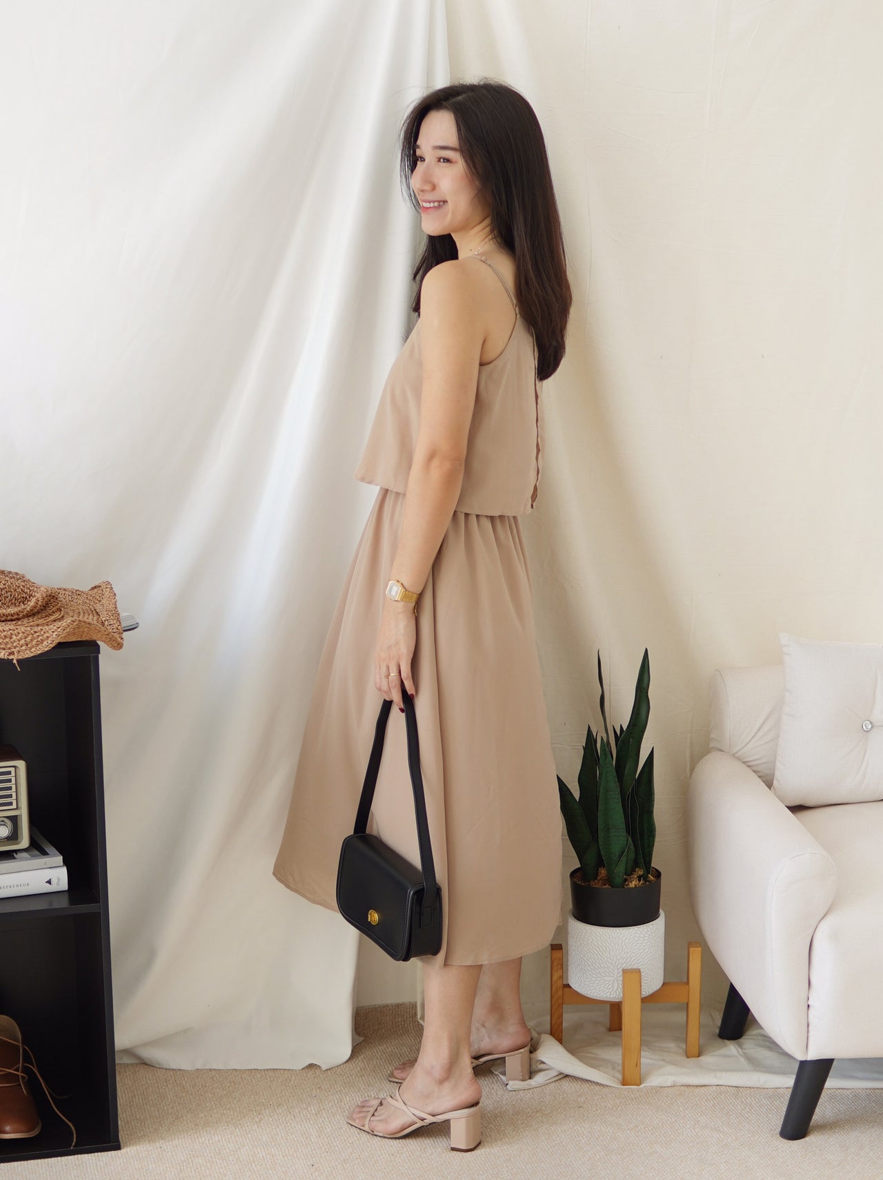 VIOLA KHAKI DRESS