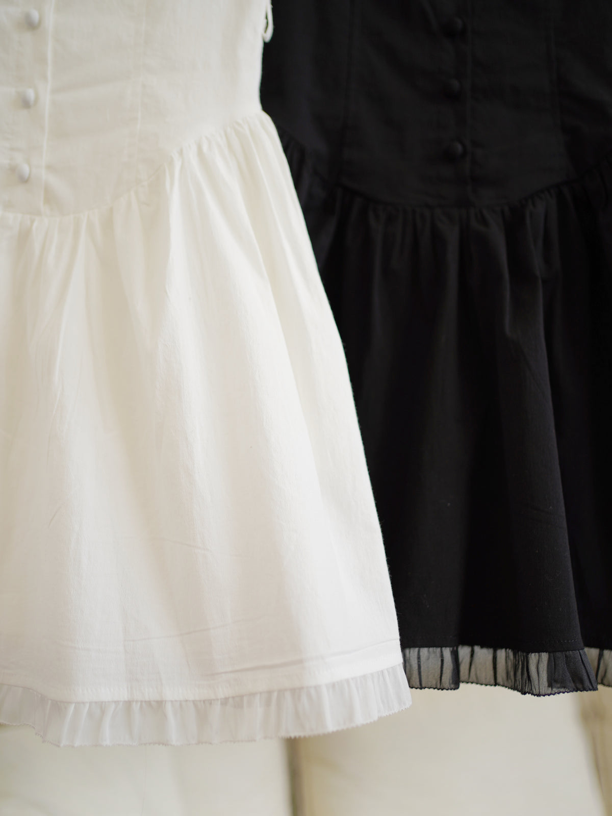 Sophia button-front mini dress - LovelyMadness Clothing Malaysia