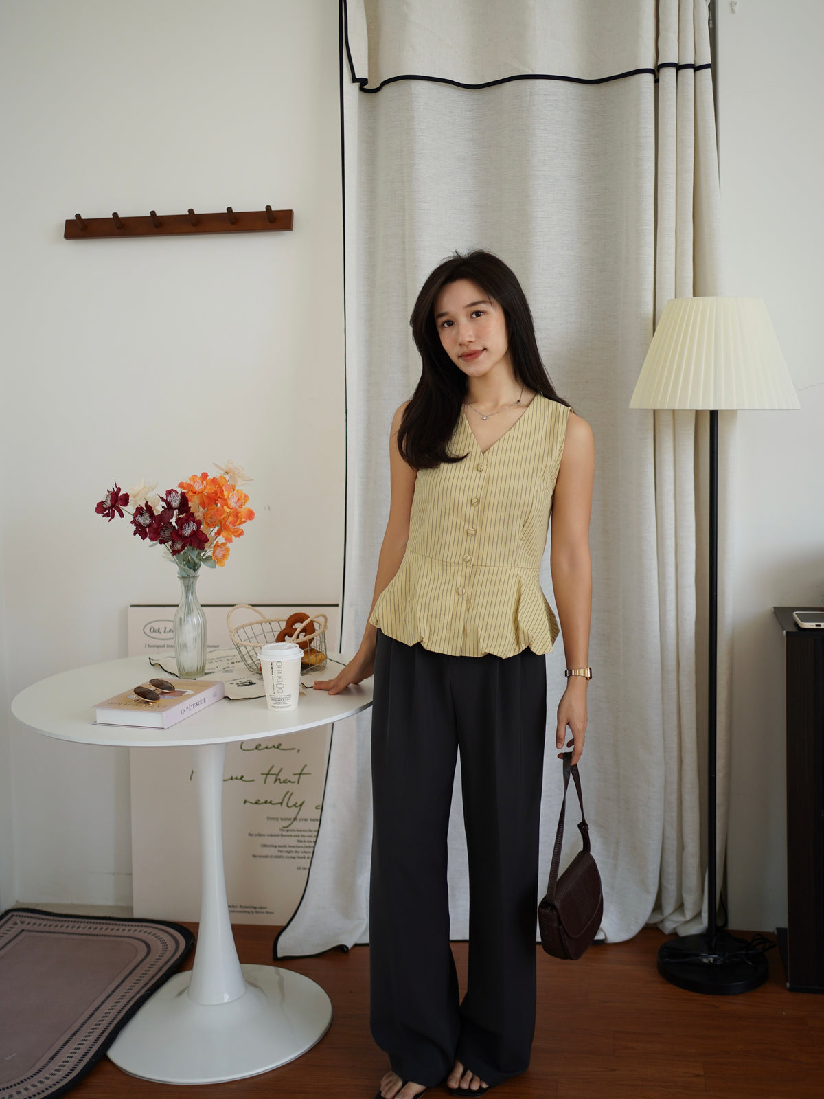 Gina Stripe Vest Top - LovelyMadness Clothing Malaysia