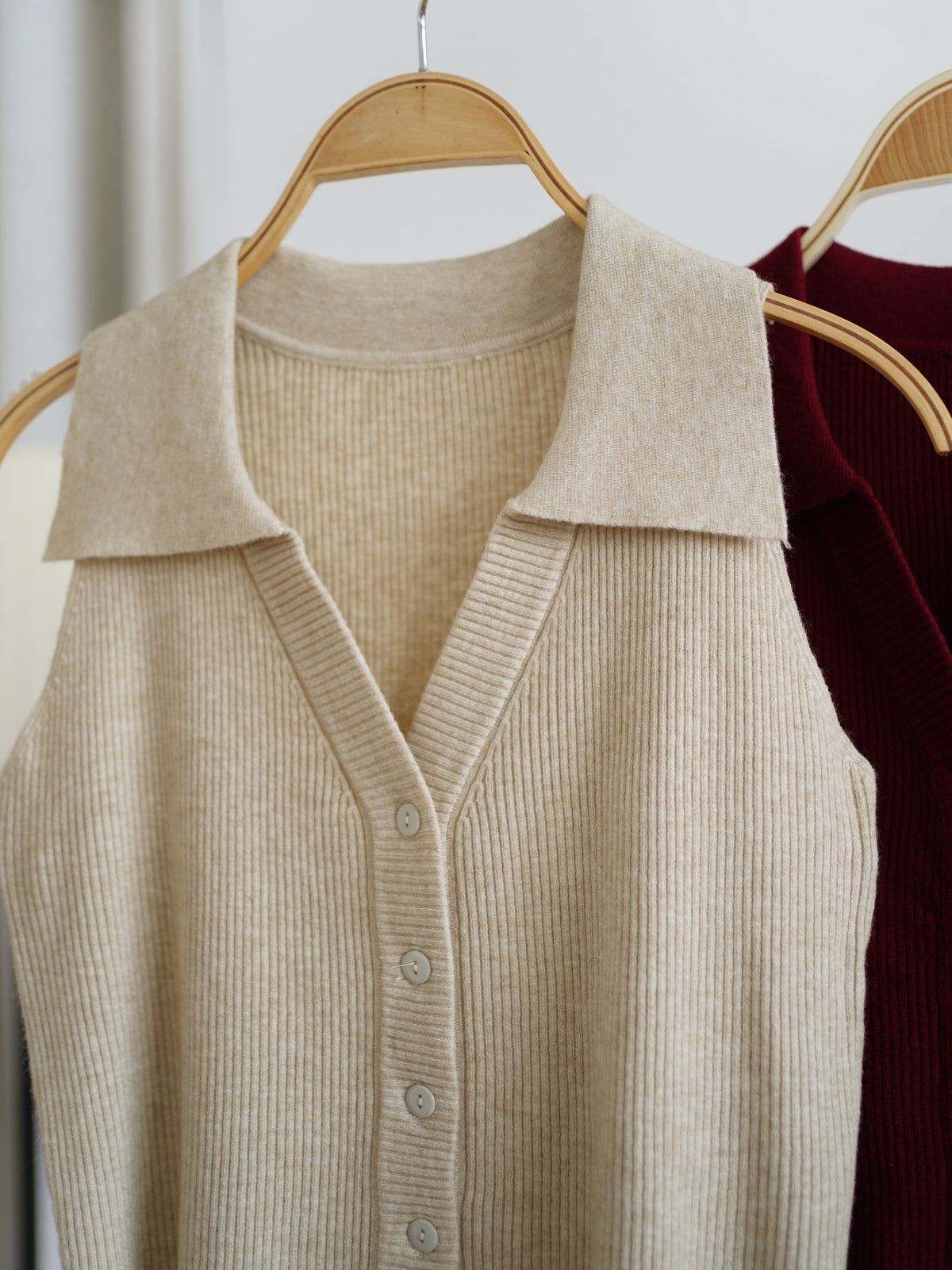 Emily Collar Knit Top