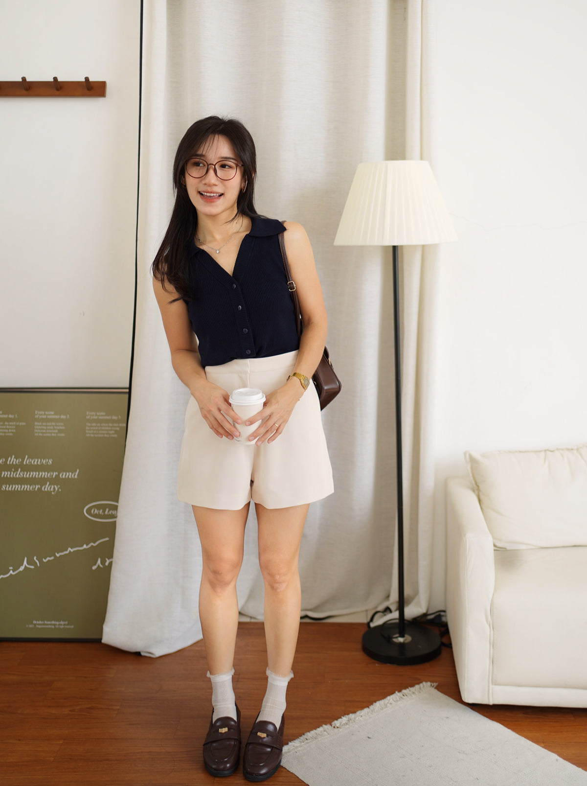 Emily Collar Knit Top