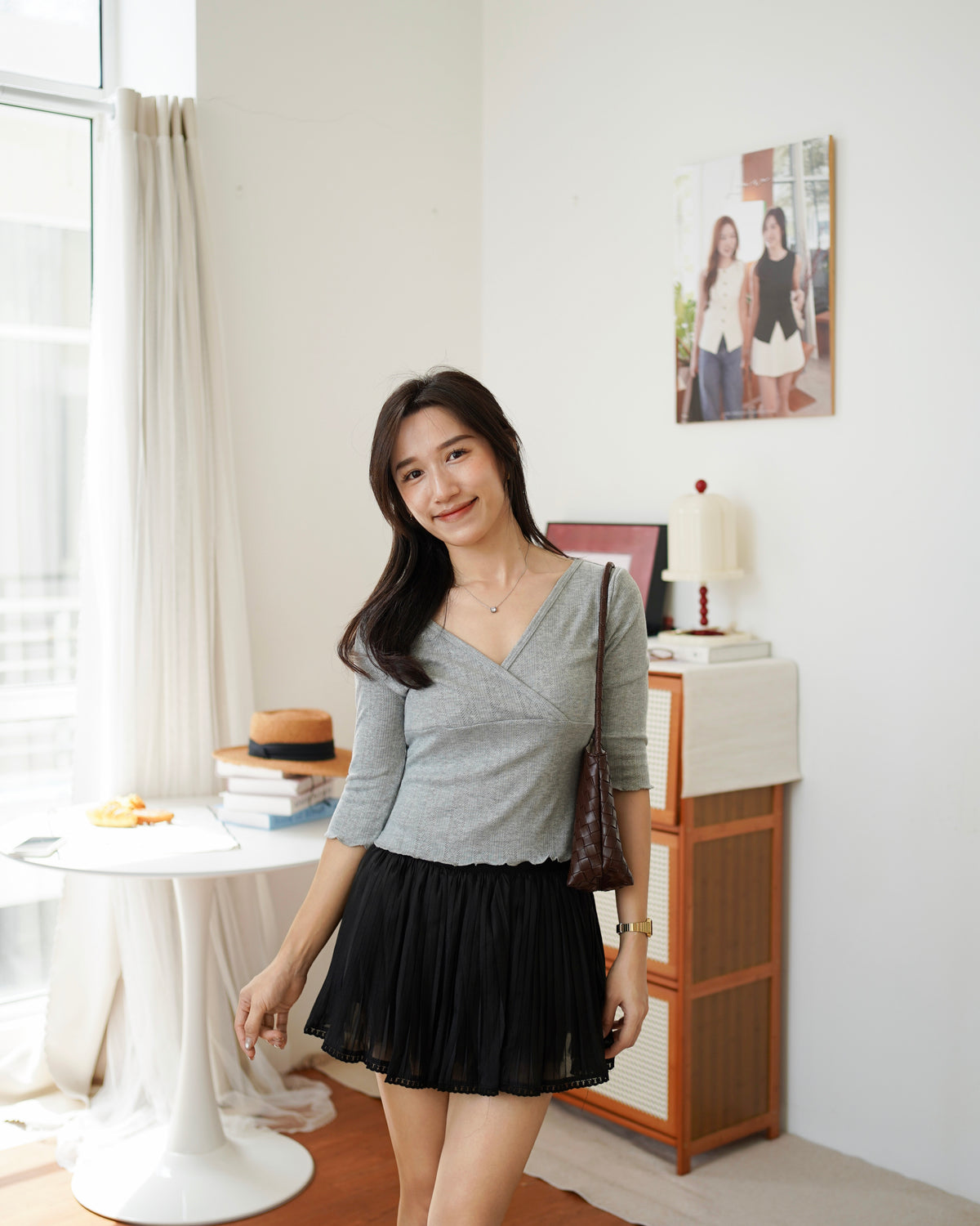 Janessa Textured Knit Top