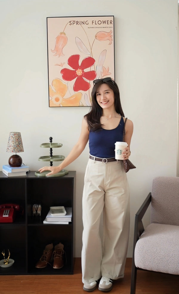 Elliot Wide Leg Trouser - LovelyMadness Clothing Malaysia