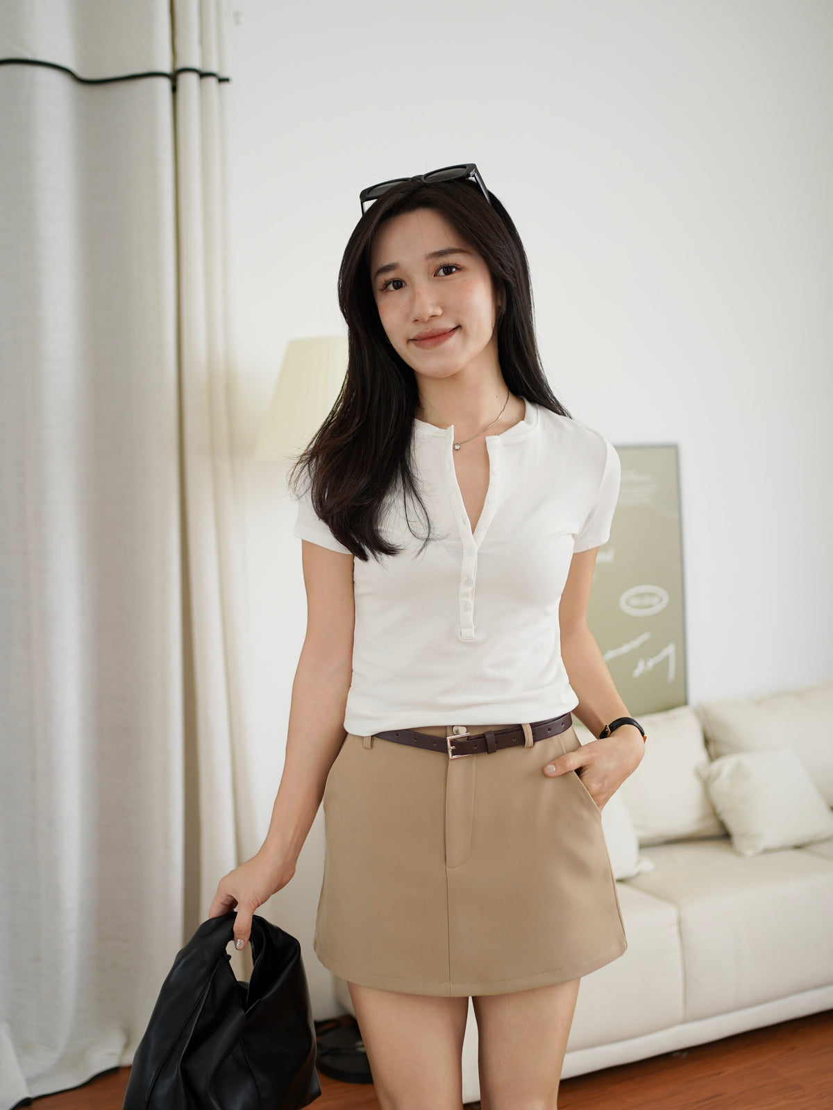 Zara Button Down Top