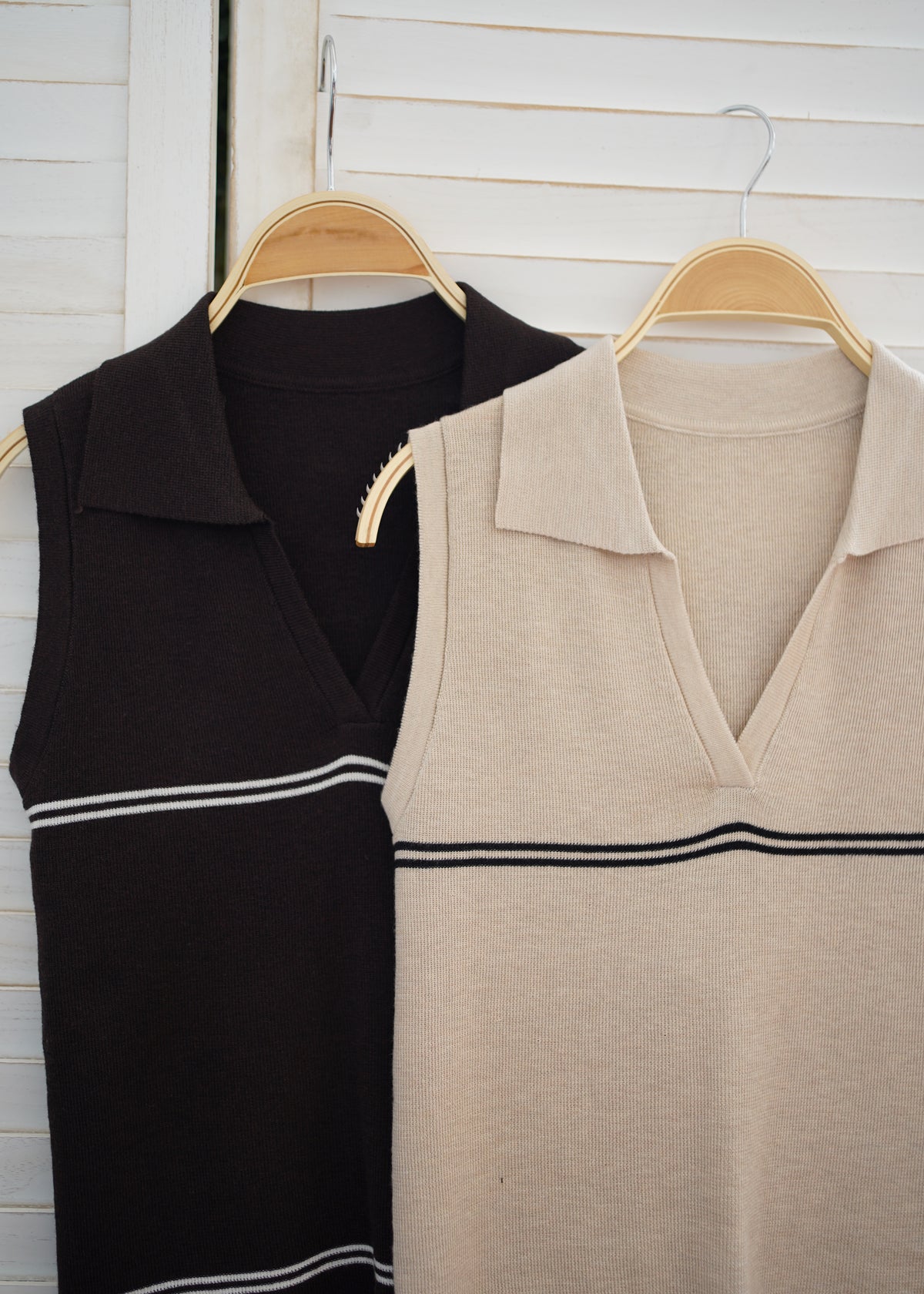 France Polo Knit Top