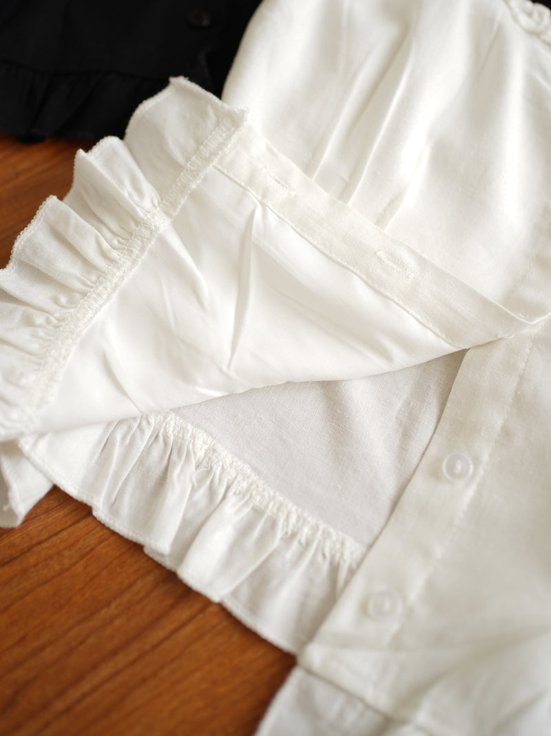 Vanessa Ruffle Button Cami