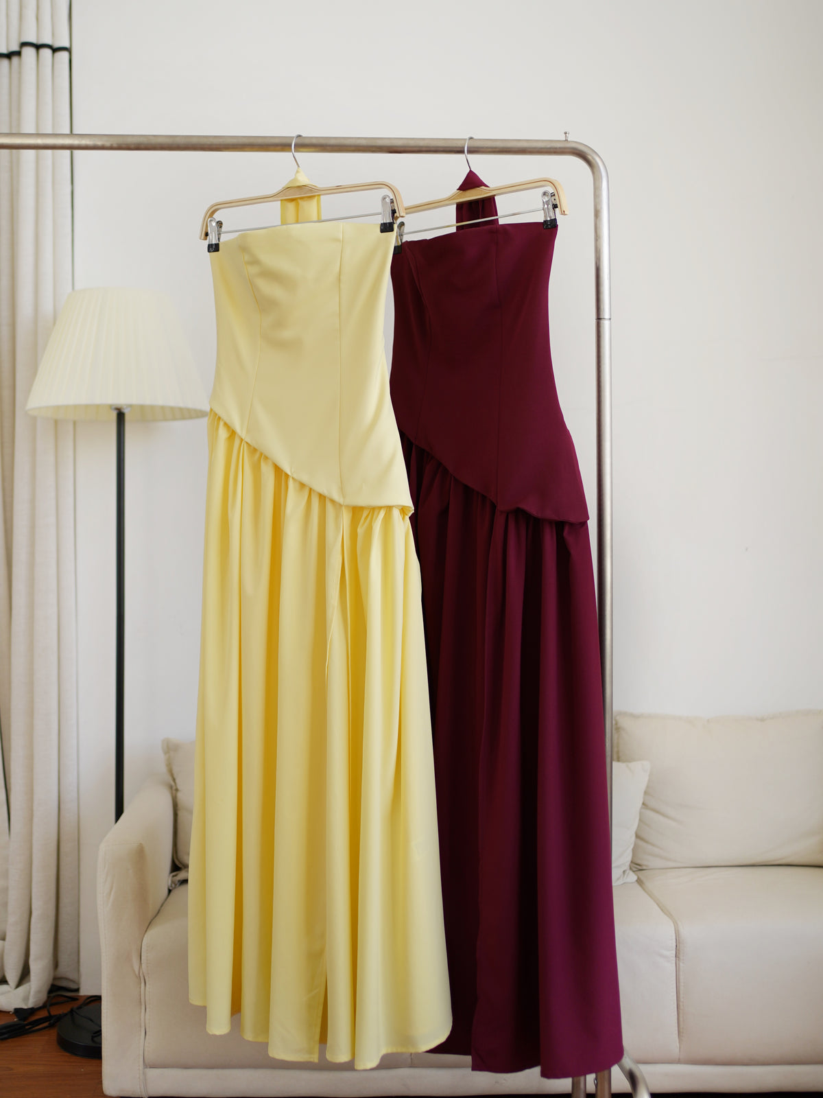 Celestia Split Midaxi Dress - LovelyMadness Clothing Malaysia