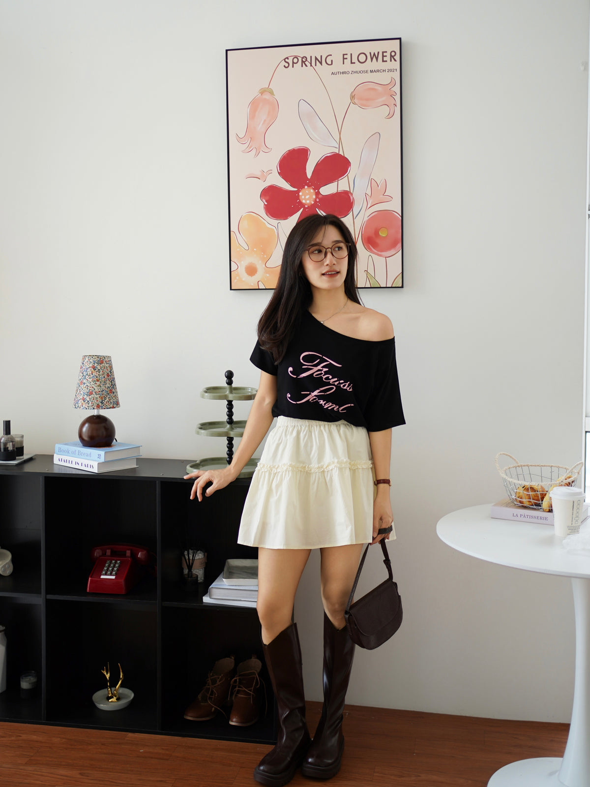 Wendy Oblique Top - LovelyMadness Clothing Malaysia
