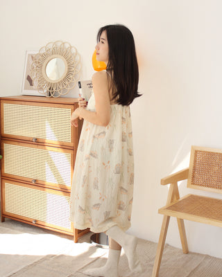 BUNNY LOUNGE DRESS (PADDED)