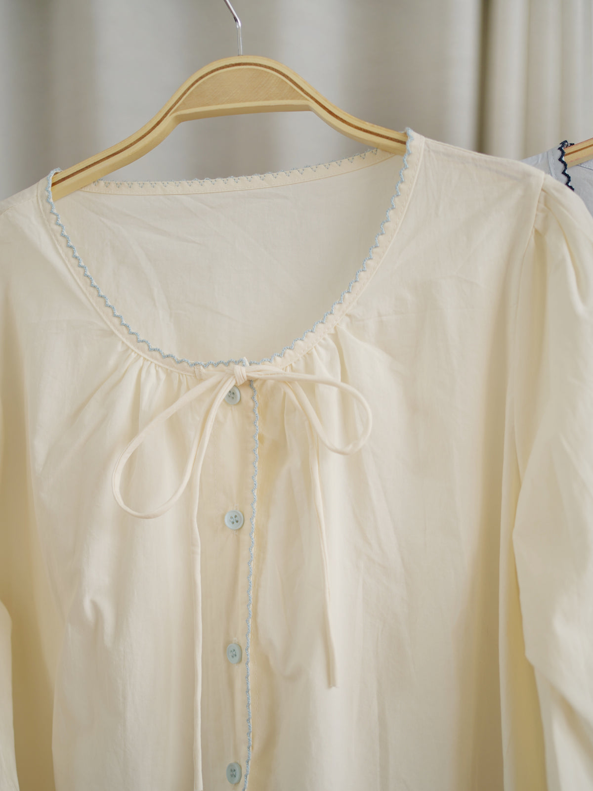 Harper Scallop Trim Blouse