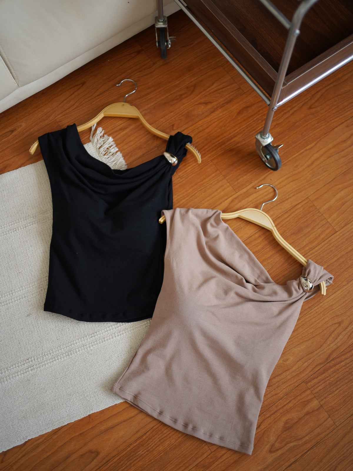 Belle Twisted Padded Top - LovelyMadness Clothing Malaysia