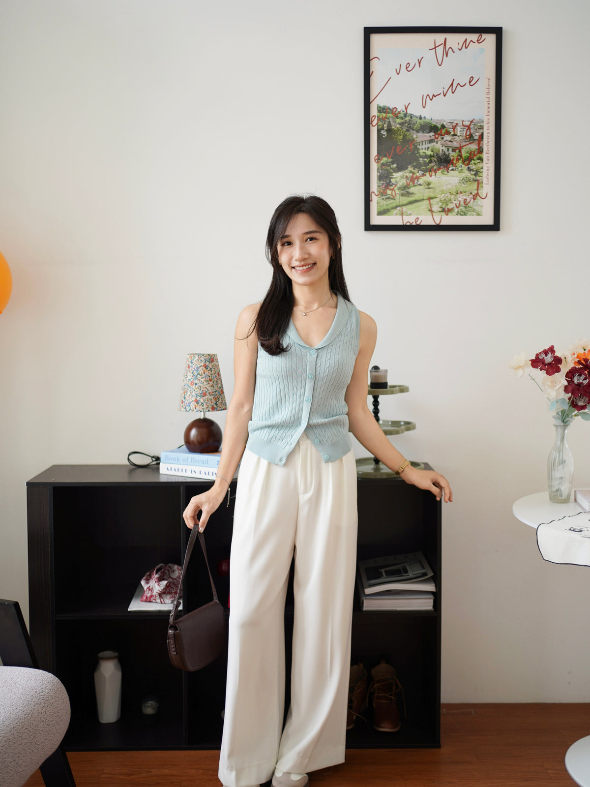 Queena Knit Twisted Top - LovelyMadness Clothing Malaysia