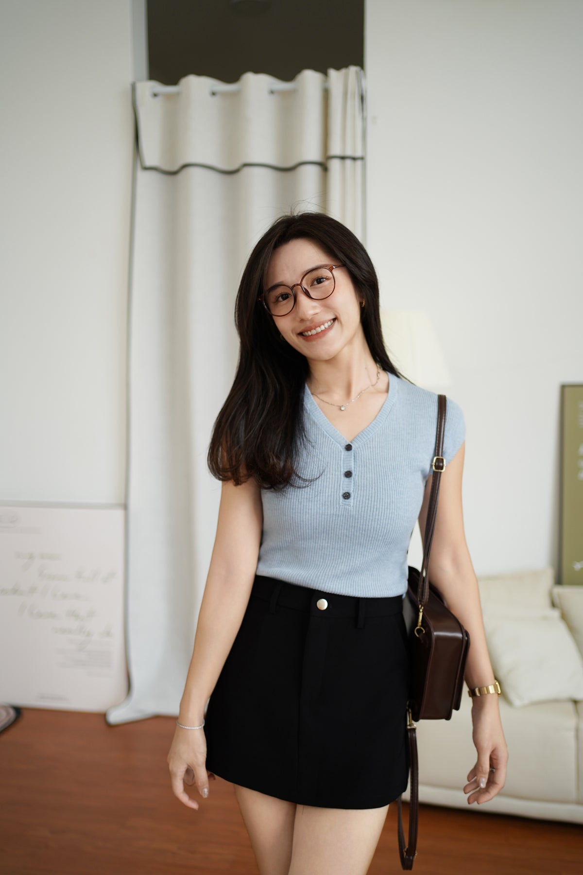 Qira Knit Top - LovelyMadness Clothing Malaysia