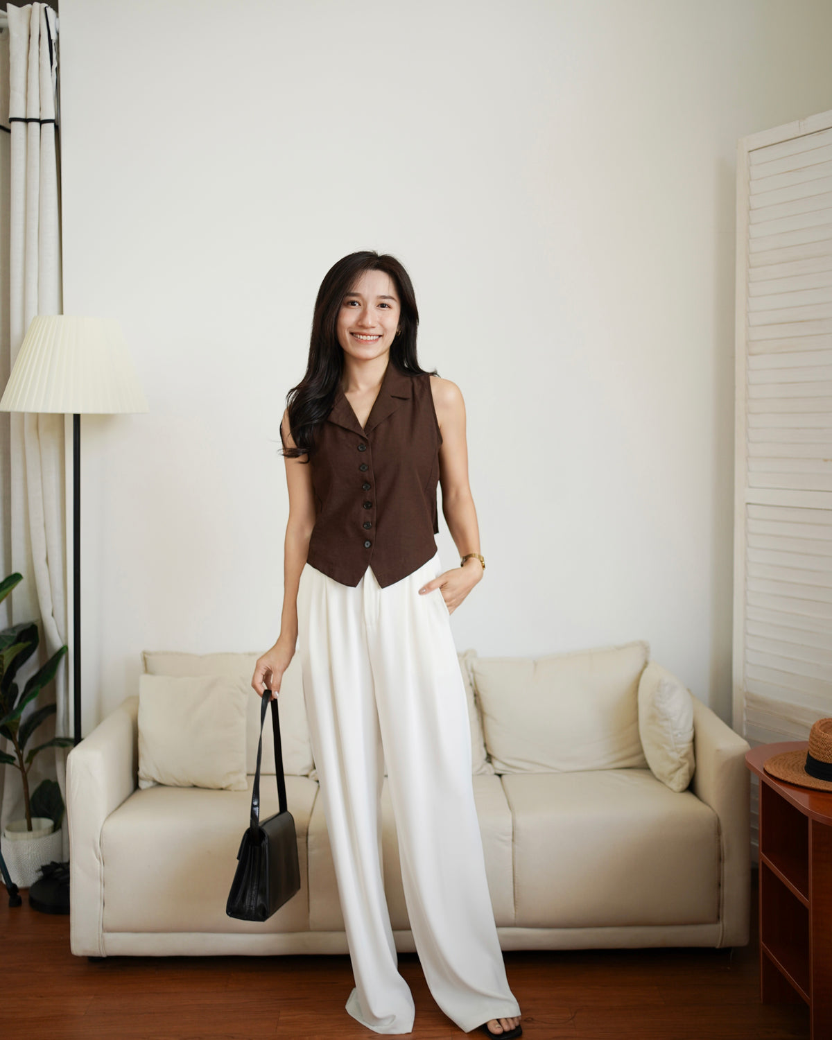 Odette Vest Top
