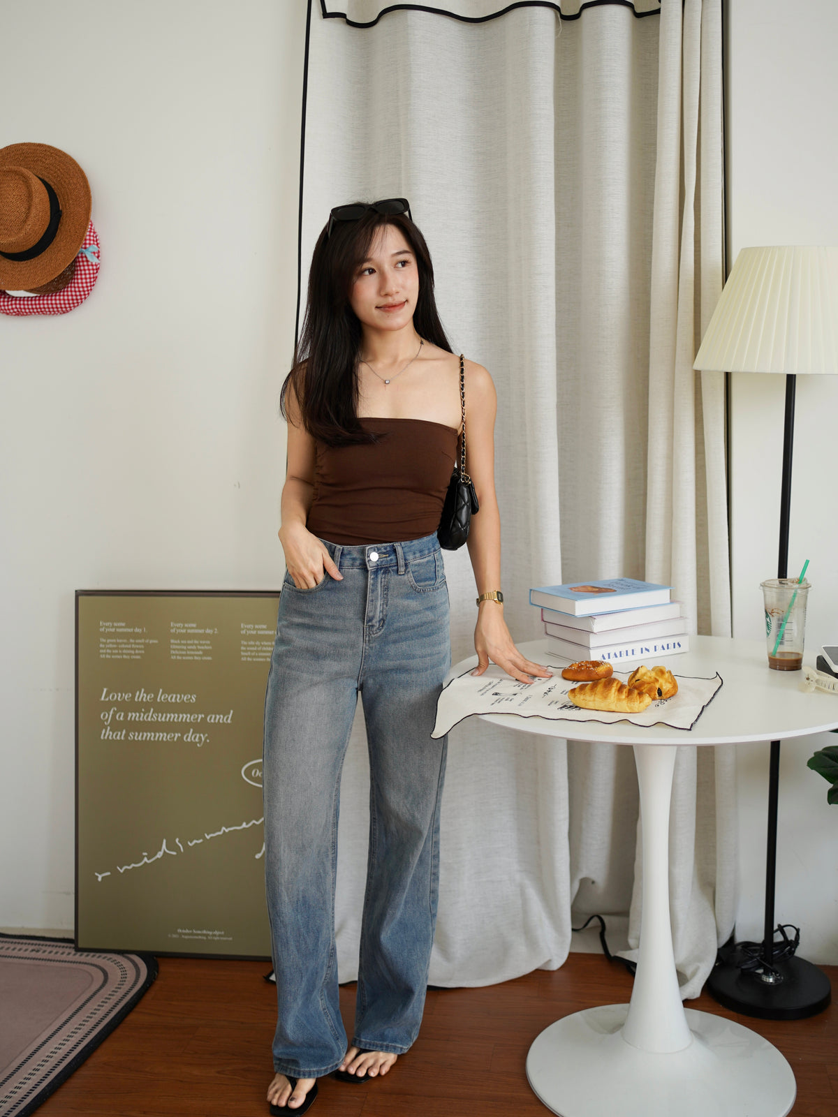 Veronica Cotton Padded Tube Top