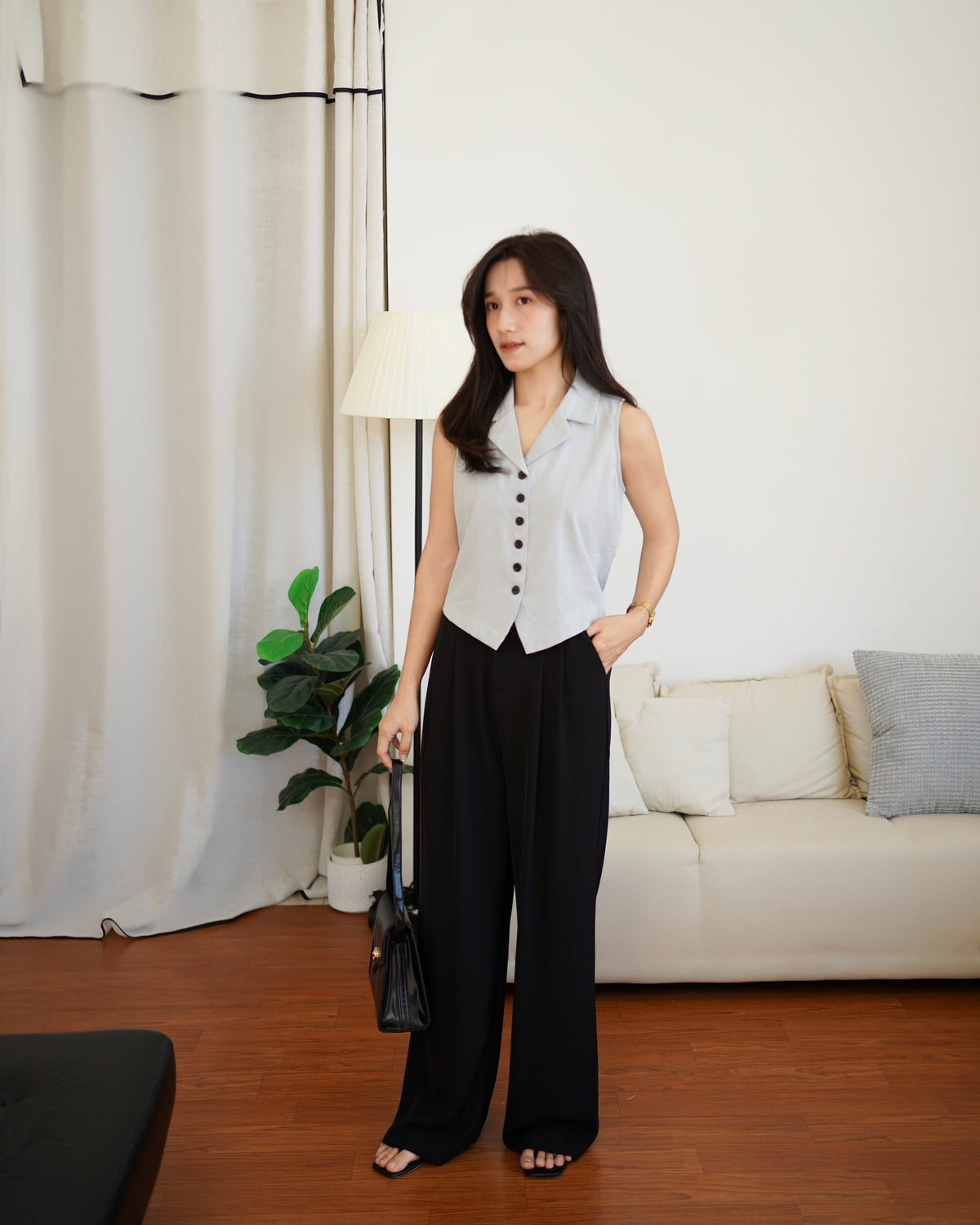 Odette Vest Top