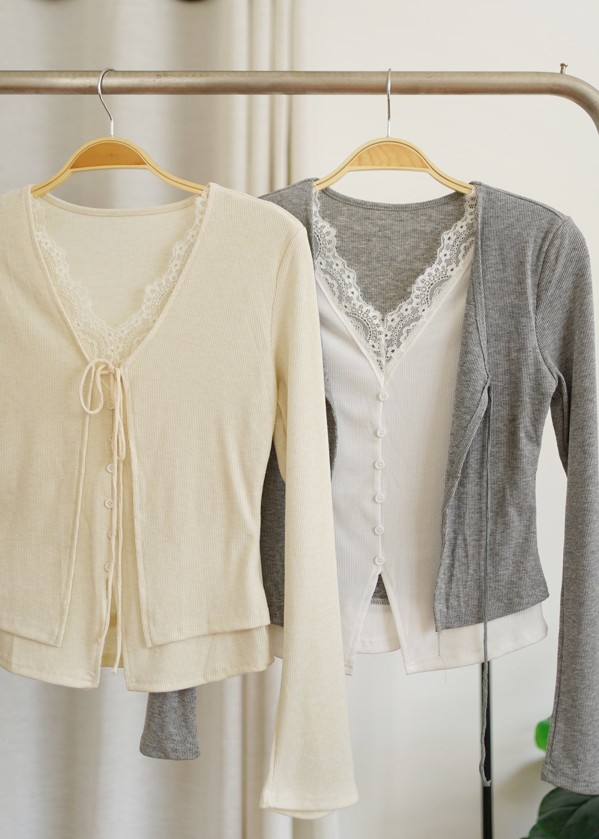 Qira Lace Trim Top
