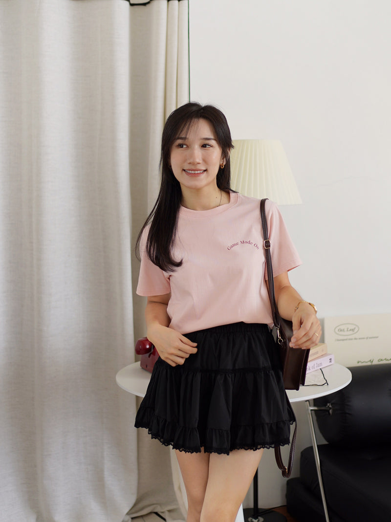 Lace Eyelet Skirt (with inner pant)