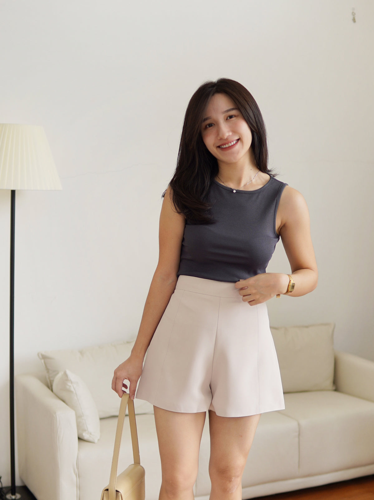 [LM.made] Laylia Tailored A-line Shorts