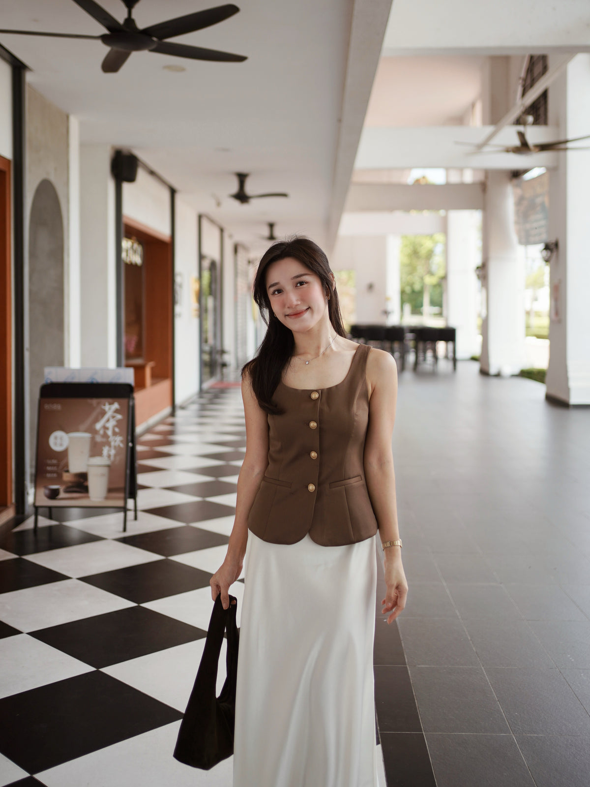 Heloise Satin Skirt - LovelyMadness Clothing Malaysia