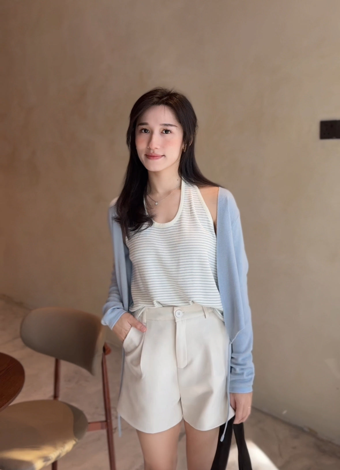 Harper Knit Halter Top Set - LovelyMadness Clothing Malaysia