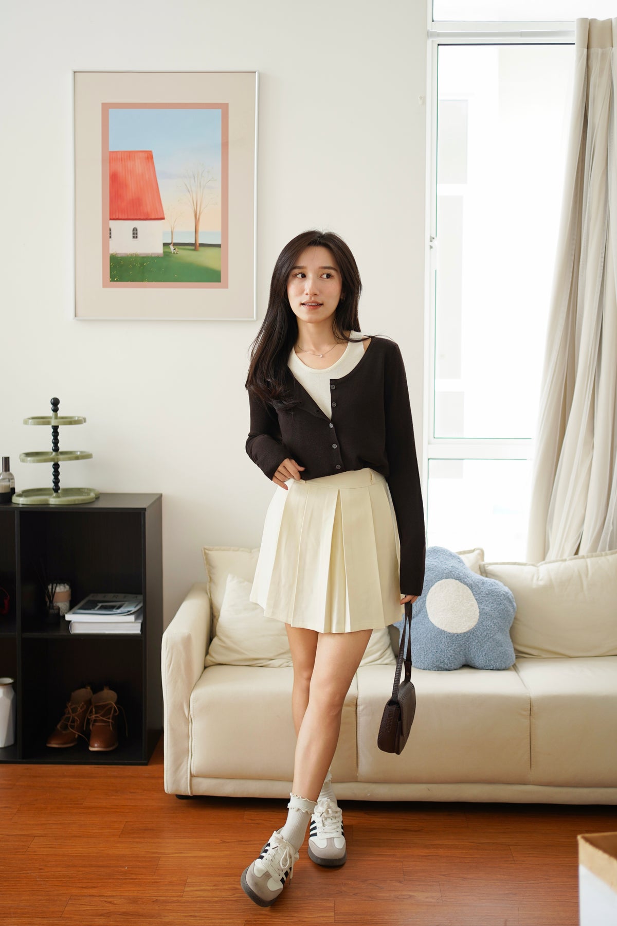 Venice Faux Layer knit Top