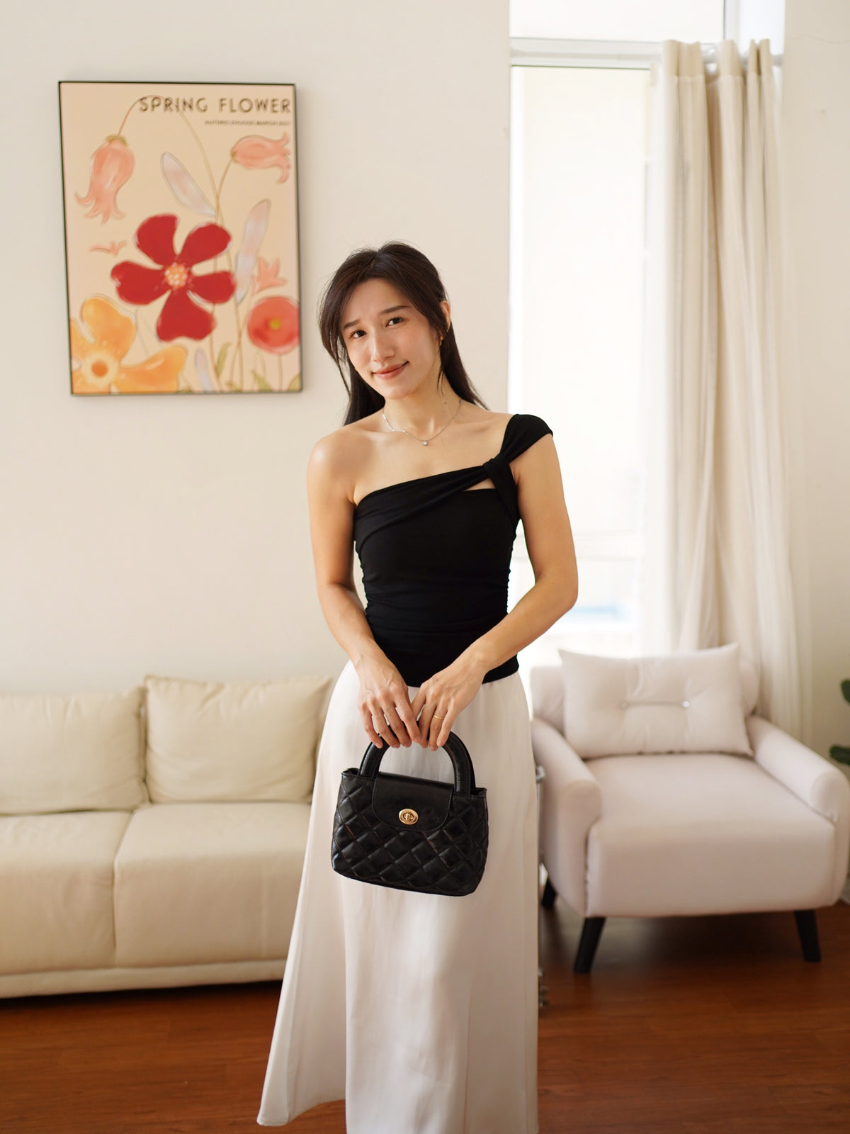 Anisa Twisted Padded Top