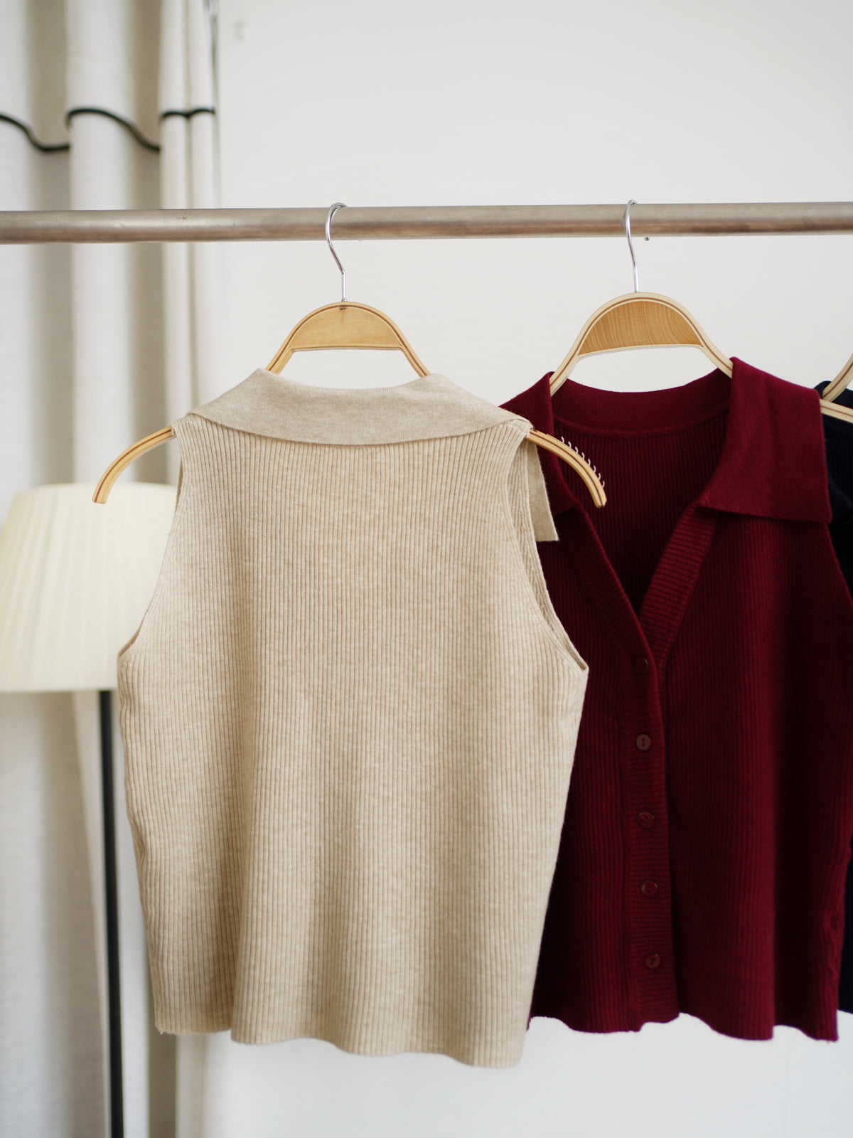 Emily Collar Knit Top