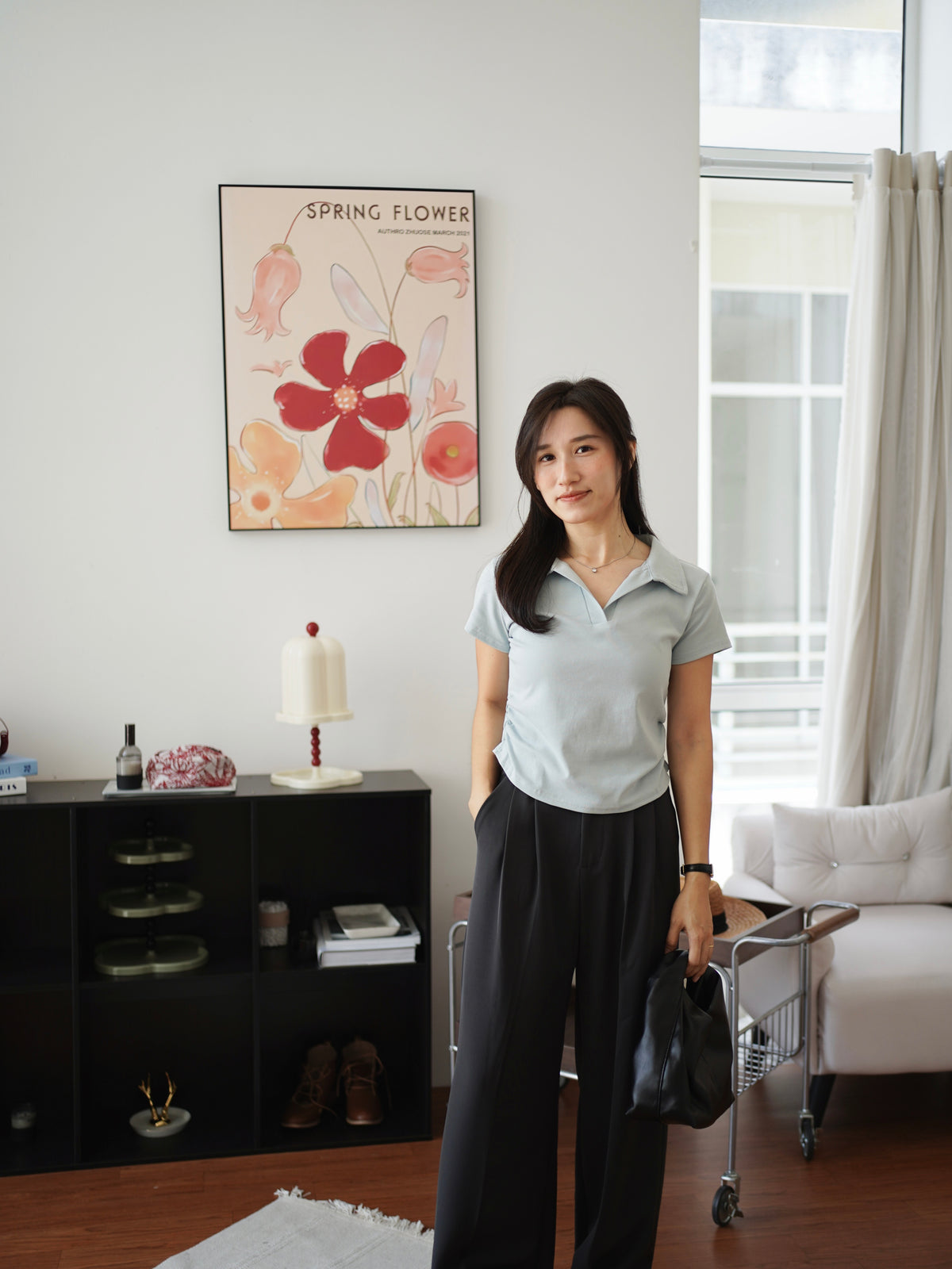 Ophelia Collar Top - LovelyMadness Clothing Malaysia