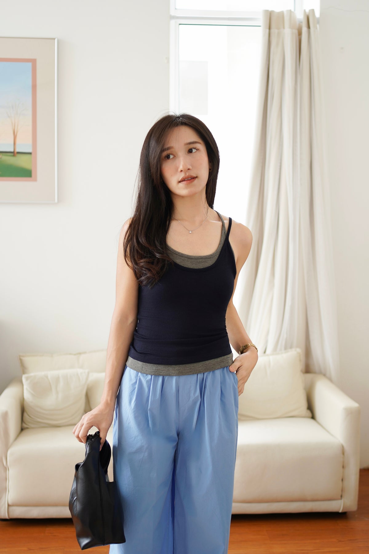 Nova Layer Contrast Padded Tank