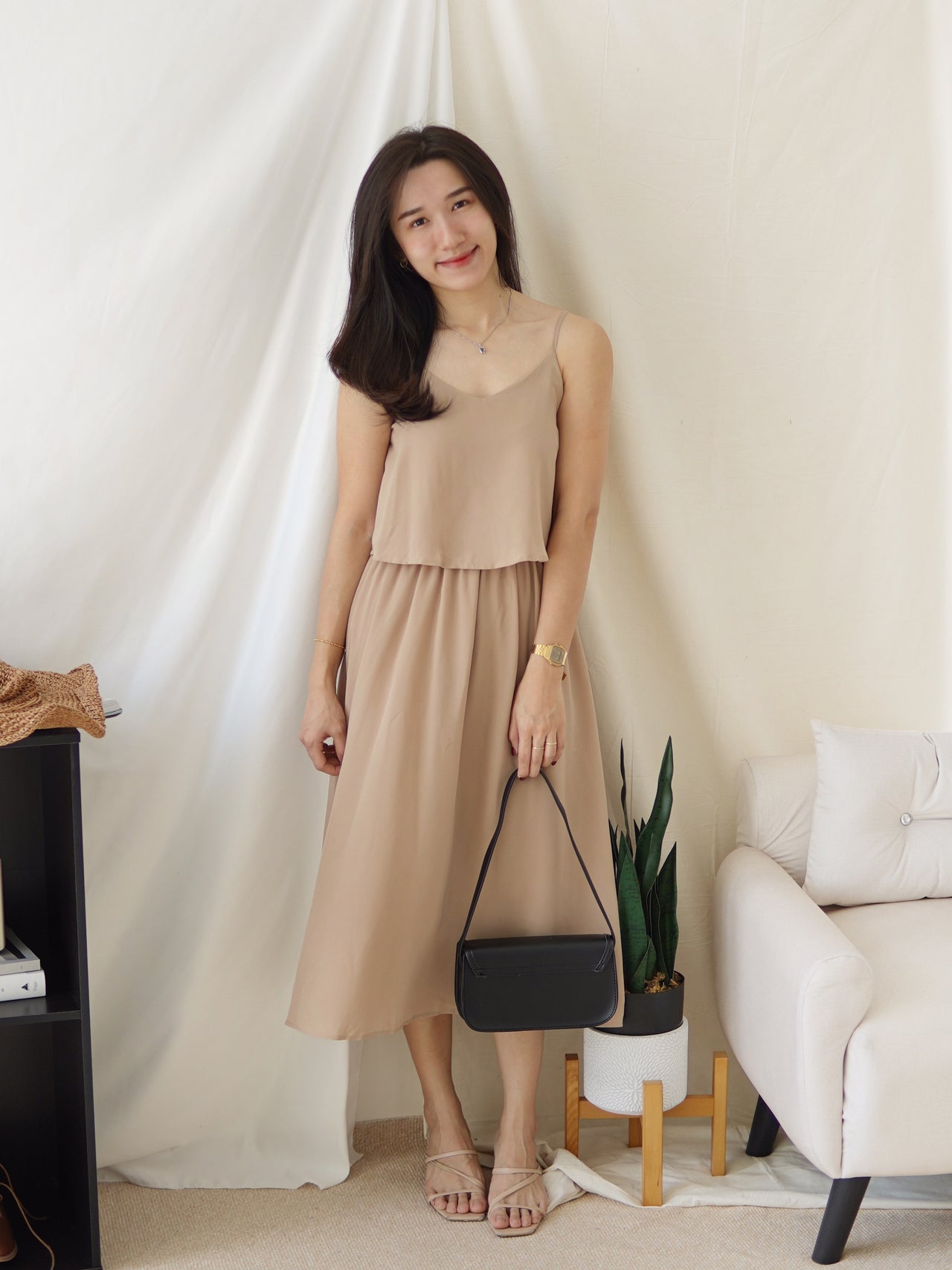 VIOLA KHAKI DRESS