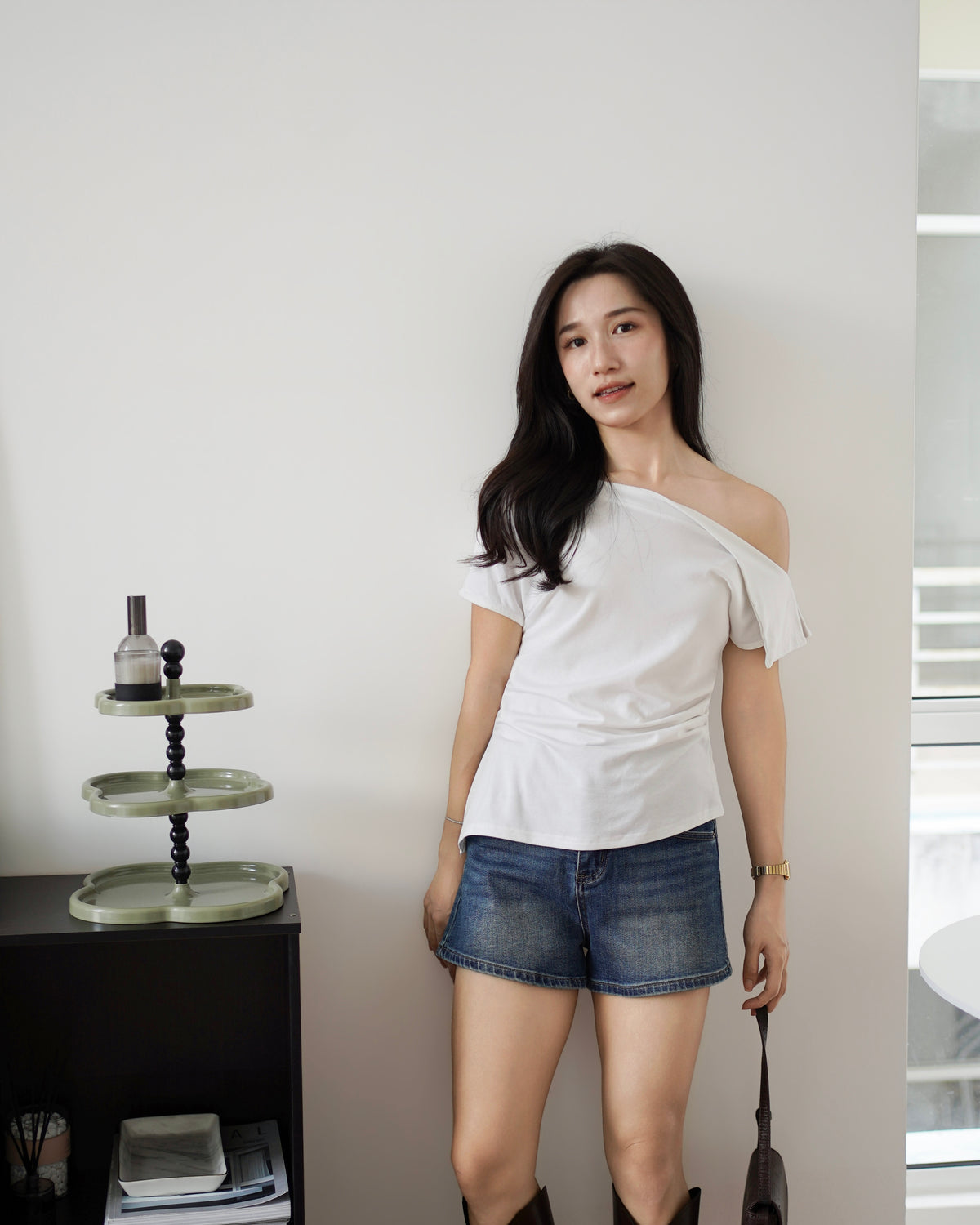 Teanna Oblique Top (FIT M - L SIZE)