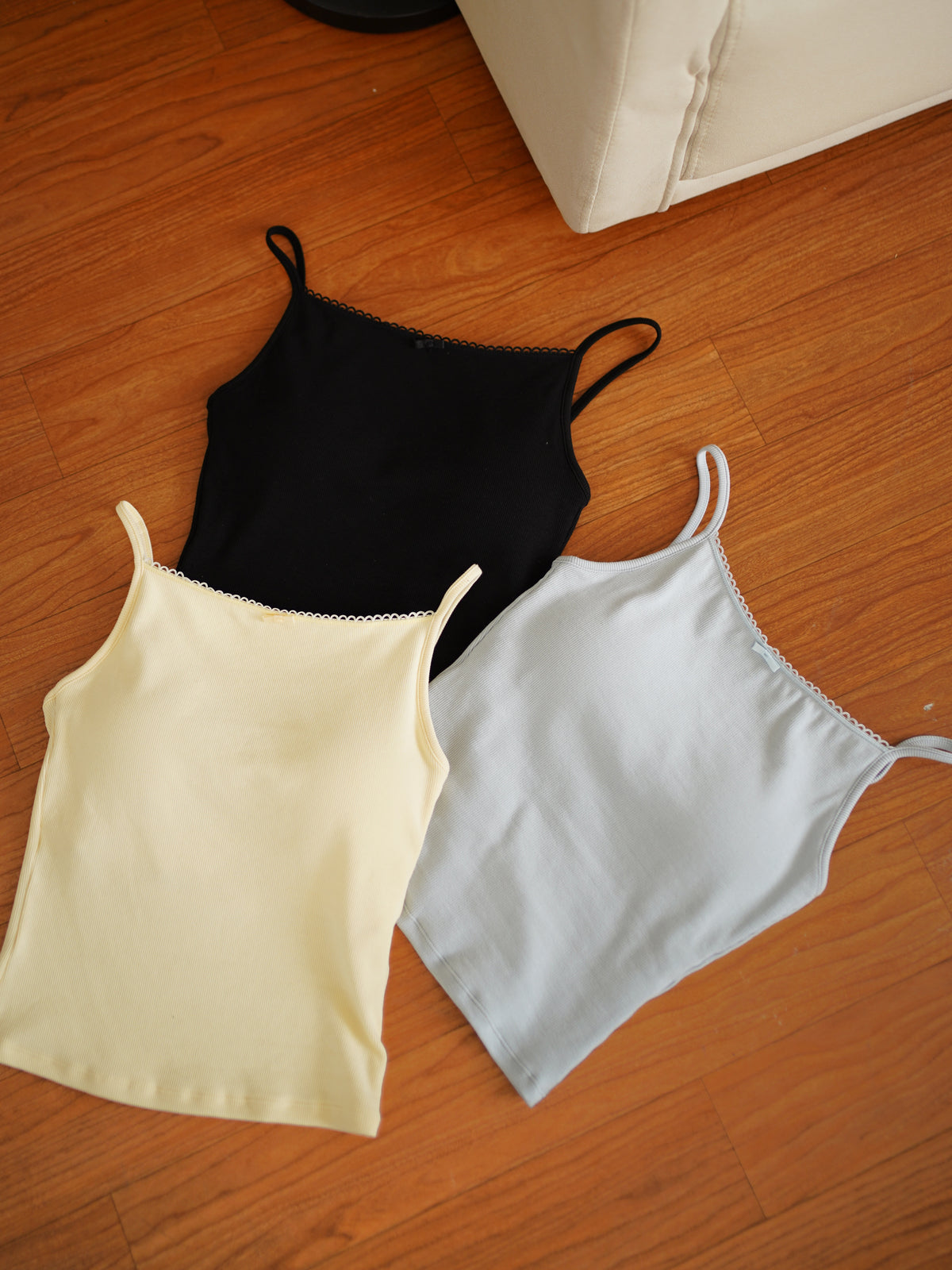 Eyelet Padded Ribbon Top - LovelyMadness Clothing Malaysia