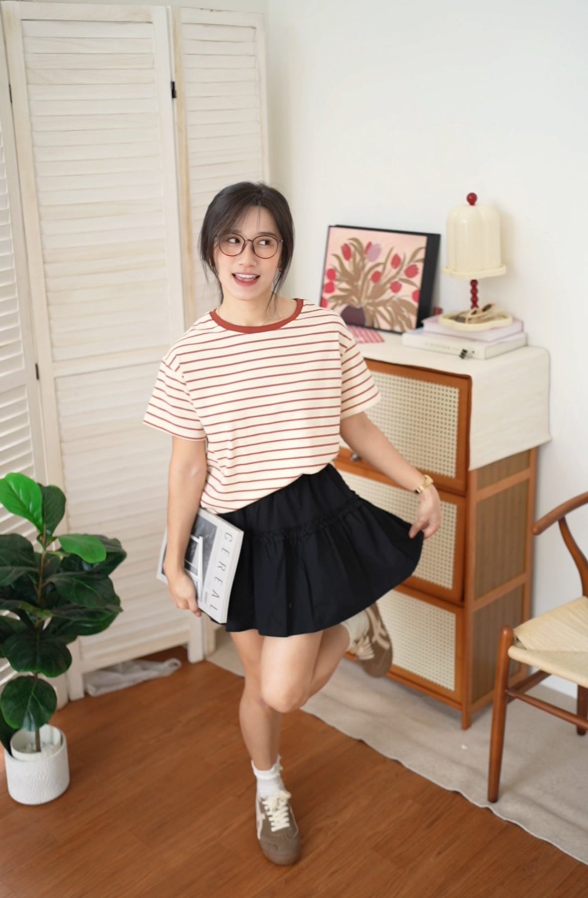 Comfy Stripe Tee - LovelyMadness Clothing Malaysia